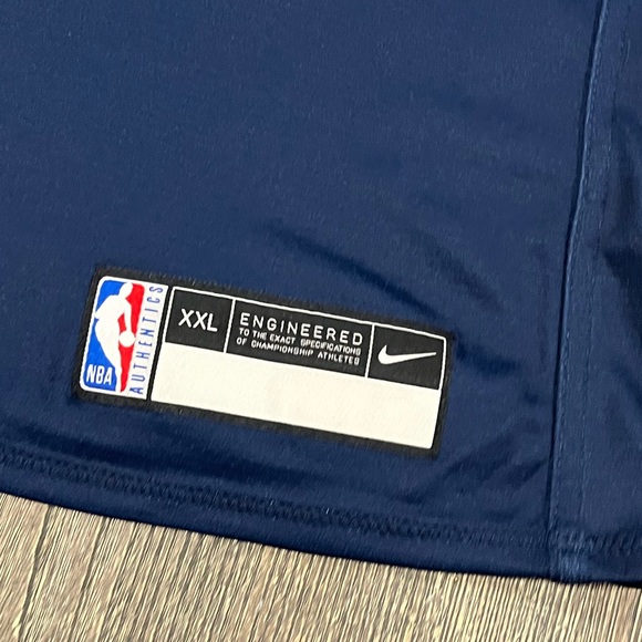 NWT Nike NBA Team Player Issue Basketball Jersey Vest Reversible Navy Blue XXL - Picture 2 of 6